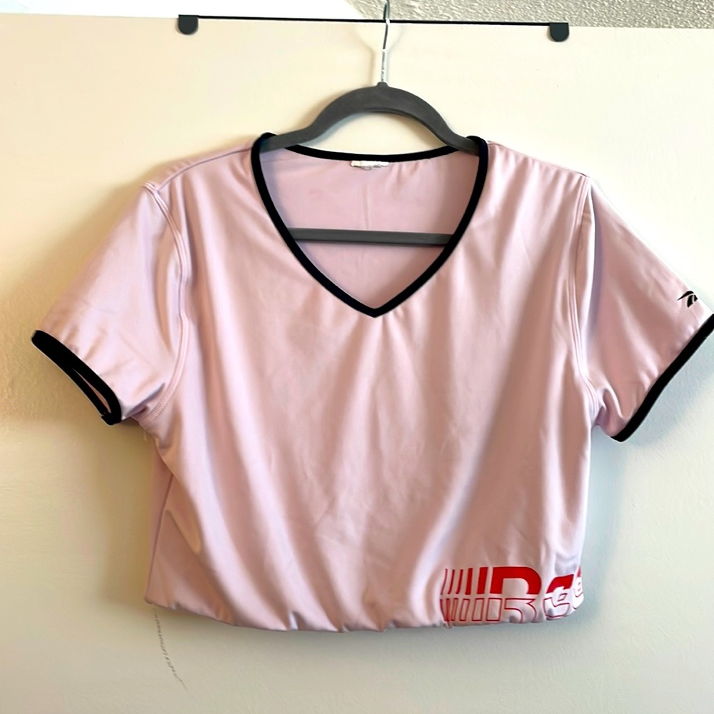 Reebok baby pink sport tank top